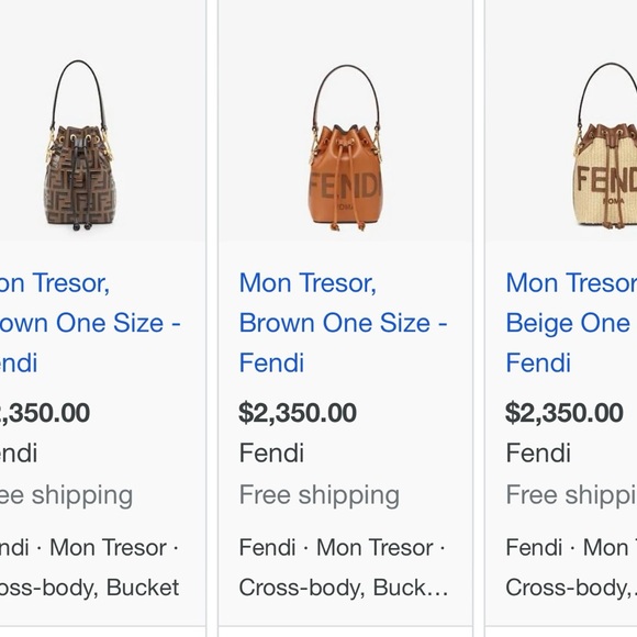 Fendi Roma bucket bag. Authentic. - Picture 5 of 5